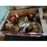 A box containing a good quantity of decorative ceramics,
