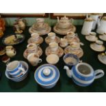 A large quantity of Royal Grafton Malvern pattern teawares, to include: a teapot, dinner plates,