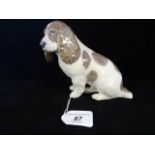 A Royal Copenhagen cocker spaniel, no. 3116, 13cm.