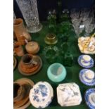 A large quantity of Victorian and later coloured glass,