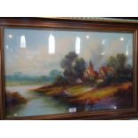 G. Jennings, a Victorian oil on board, a