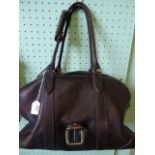 A ladies brown leather J & M Davidson ha