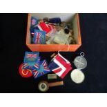 A box containing a quantity of collectable items,