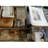 Eight boxes containing an extensive archive of ephemera relating to F.G.G. Carr, CBE, LLB, FSA,