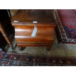 A Victorian mahogany step commode.