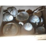 A Japanese export coffee set,