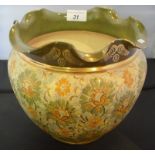 A Royal Doulton Slaters Patent jardiniere,