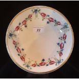 A William Moorcroft MacIntyre shallow bowl in the 'Forget-me-not' pattern,