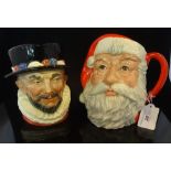 A Royal Doulton Santa Claus character jug, D6704,