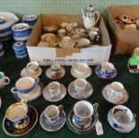 A good quantity of English and Continental cabinet cups and saucers, to include: Wedgwood,