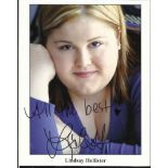 Lindsay Hollister signed colour 10x8 photo. Good condition