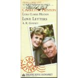 Charlton Heston Unusual 1999 flyer for the show Love Letters at the Theatre Royal Haymarket.