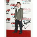 Ellis Hollins signed colour 10x8 photo. Plays Tom Cunningham in Hollyoaks. Good condition