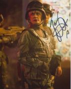 TAMZIN OUTHWAITE: 8x10 inch photo from Doctor Who "Nightmare in Silver" signed by Tamzin