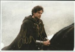 Ioan Gruffudd signed 10 x 8 colour photo from King Arthur on Horseback Good condition