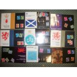 GB Regional Definitive Presentation Packs 1971 Scotland pack 27, 1970 Scotland pack 23, 1970 Welsh