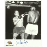 Henry Cooper Wonderful colour 8x10 Autographed Editions official photograph autographed by the