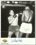 Henry Cooper Wonderful colour 8x10 Autographed Editions official photograph autographed by the