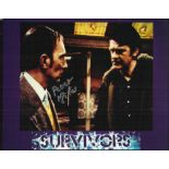 Peter Miles signed colour 10x8 photo taken from The Survivors. Good condition