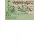 Dickie Bird Centenary of Test Cricket England v. Australia FDC signed by the great and the good