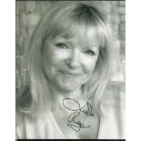 Linda Regan signed 10x8 b/w portrait photo. Good condition