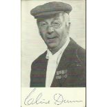 Clive Dunn Scarce black and white 6x4 vintage postcard autographed by the late great Clive Dunn (