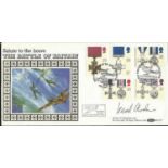 Leonard Cheshire VC signed Benham Official 1990 Gallantry FDC Salute to the brave Battle of