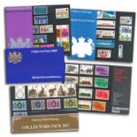 GB Collectors Year Packs 1967 1984, 1967, 1968 blue, 1968 red, 1969, 1970, 1971, 1972, 1975, 1976,
