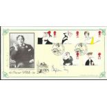 Stephen Fry Unusual 1998 Bradbury official first day cover dedicated to the playwright Oscar Wilde