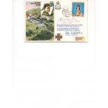 Maj John AC Tilley USAF Ace signed RAF AM William Avery Bishop VC FDC Very Scarce. One of 11 so