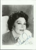 Ava Gardner Unusual 7x5 black and white portrait photograph autographed by Ava Gardner (1922 –