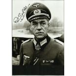 Paul Scofield Stunning black and white 8x10 photo autographed by Paul Schofield (1922 – 2008), the