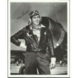 James Swett CMH Black and white 8x10 portrait photograph autographed by US Ace James E Swett (1920 –