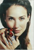 Claire Antonia Forlani signed 12 x 8 colour portrait photo. Lovely image of the English actress. She