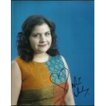 Nina Wadia signed colour 10x8 photo. Best known for playing Zainab Masood in Eastenders. Good