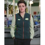 Chanel Creswell signed 10x8 photo from Sky1 sitcom Trollied. Good condition