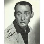Joey Bishop Black and white 8x10 portrait photograph autographed by musician and actor Joey