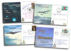 Bomber Command Special Signed Collection All 45 VIP signed covers from Sopwith Tabloid B01 signed by