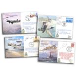 Bomber Command Pilot Signed Collection Over 75 covers in total some signed by the RAF pilots who