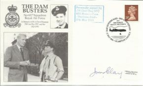 Dambuster Jim Clay1993 617 Squadron Dambusters cover with Scampton postmark and lovely