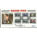 Murray Walker 2007 Chaucer Grand Prix first day cover with photograph of the legendary Ayrton Senna.