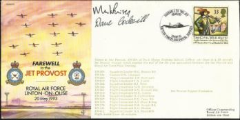 Flt Lt David Cockerill and Flt Lt Mark Paisey 1993 JS(AC)74 Farewell to the Jet Provost RAF cover