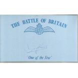 J Kent 303 and 92 Sqns Battle of Britain signed index card. Good condition