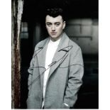 Sam Smith 8x10 colour photo of Sam, signed by him at Q Awards, London, 2014. Good condition