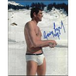 George Lazenby James Bond 007 autographed 8x10 photograph. Good condition