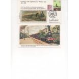 The Centenary Appledore-New Romney Line FDC  Signed David Shepherd Artist.  Good condition