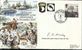 Sir Harry Hinsley. Army Communications series cover dedicated to The German Offensive in the