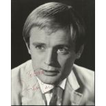 David McCallum Superb black and white 8x10 portrait photograph autographed by actor David