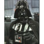 Dave Prowse Excellent colour 8x10 photograph autographed by Dave Prowse seen here as Darth Vader
