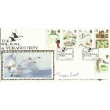 Lady Philippa Scott 1993 Benham Wildfowl and Wetlands Trust official first day cover with the full